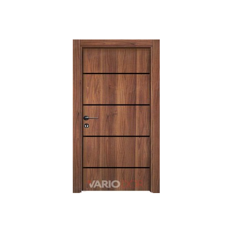 Интериорна врата VP-22 Черна (остъкляване + 123€)